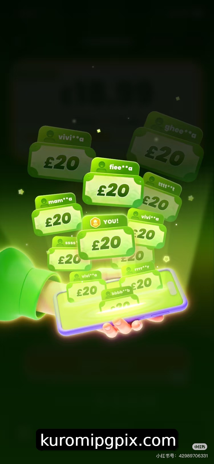 Interface do App kuromipg